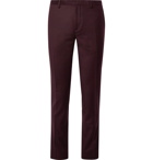 Paul Smith - Burgundy Slim-Fit Wool and Cashmere-Blend Suit Trousers - Burgundy