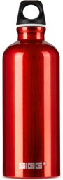 SIGG Red Aluminum Traveller Classic Bottle, 600 mL