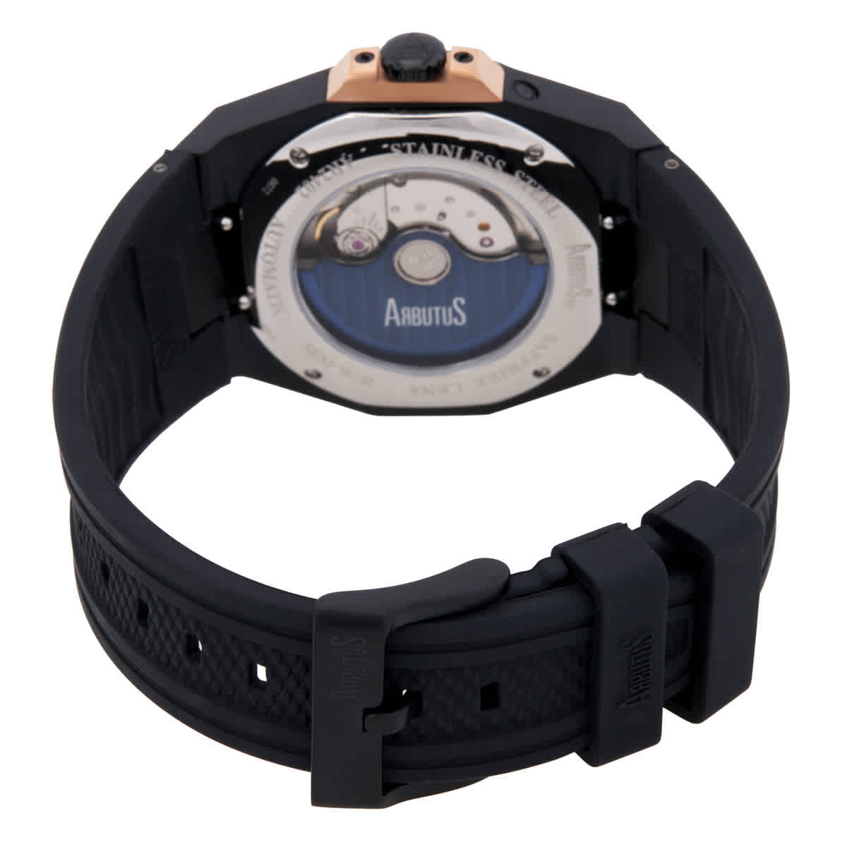 Arbutus Wall Street Automatic Black Dial Mens Watch AR2402TRBB