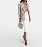 Veronica Beard Beacon Dickey linen blazer