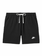 Nike - Flow Straight-Leg Cotton-Terry Shorts - Black