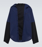 Balenciaga - BB cotton poplin and jersey top