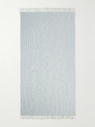 Brunello Cucinelli - Fringed Striped Linen Beach Towel