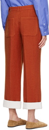 The Row Orange Gustavo Trousers