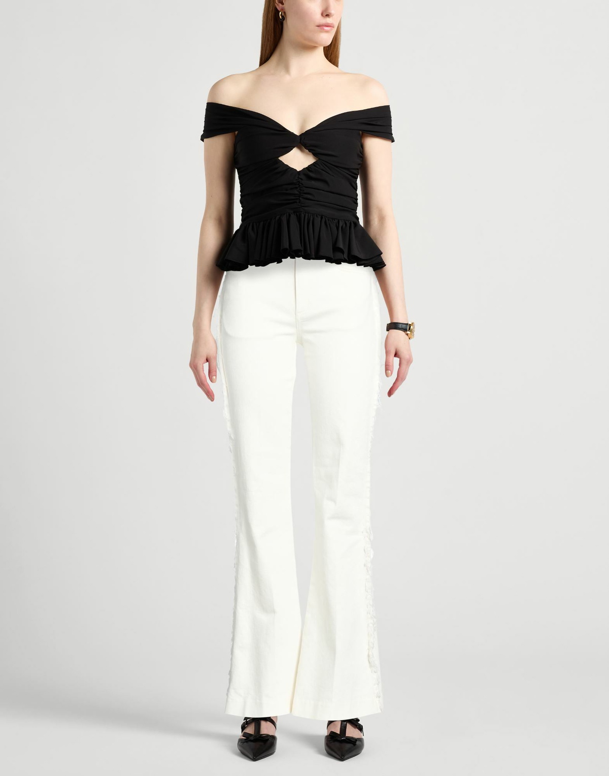 Mcqueen Womens Jeans in White
