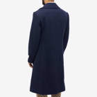 Gucci Men's Double Breasted Wool Coat in Blue