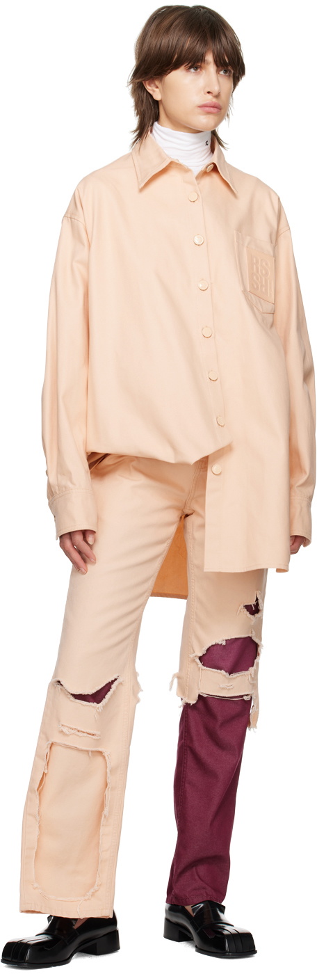 Raf Simons Orange Patch Shirt