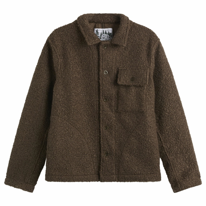 Photo: Café Mountain Men's Curly Boxy Explorers Jacket in Moss