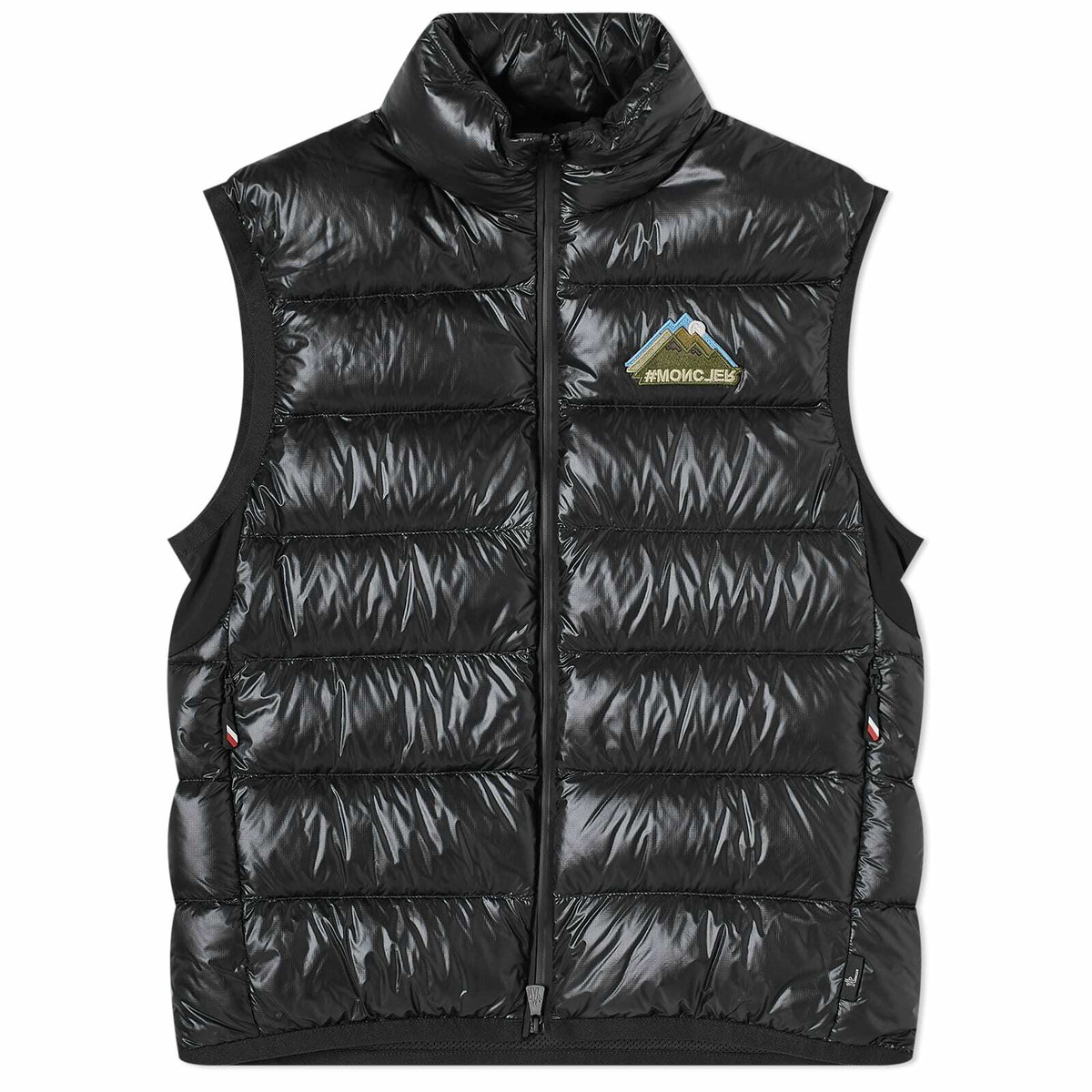 Moncler Grenoble Men's Tech Zip Gilet in Black Moncler Grenoble