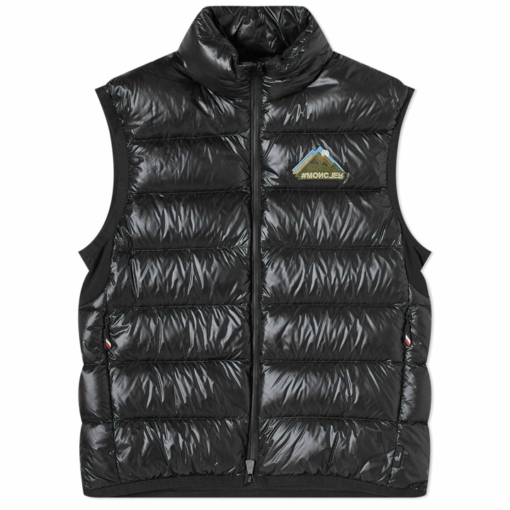 Photo: Moncler Grenoble Men's Tech Zip Gilet in Black