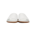 A-Plan-Application White Flat Sandals