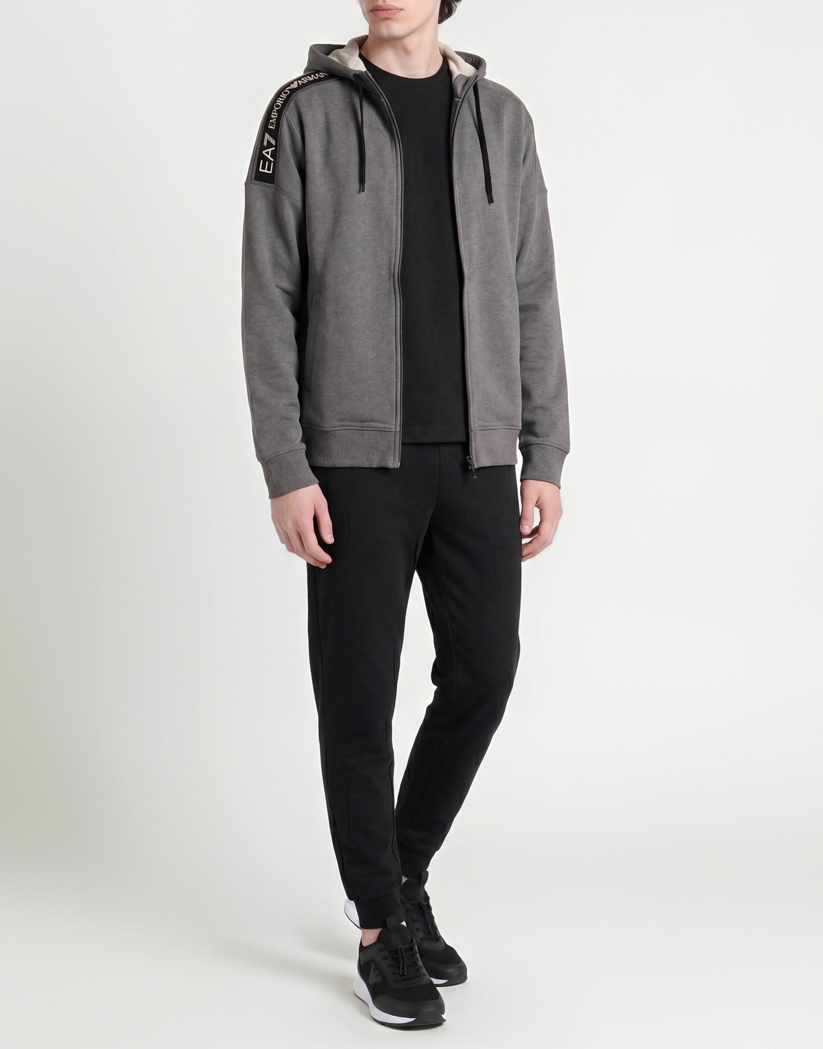 Ea7 Mens Sweatshirt in Grey
