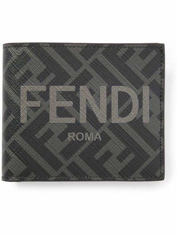 Photo: Fendi - Logo-Print Leather Billfold Wallet