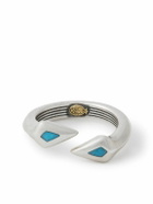 Jacques Marie Mage - Weston Sterling Silver Kingman Turquoise Ring - Silver