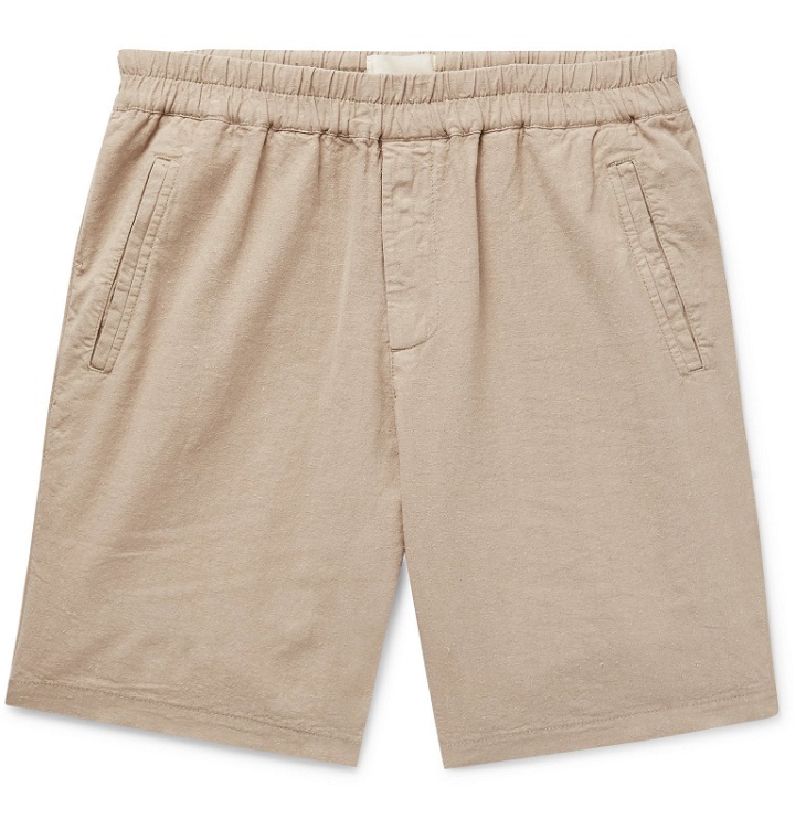 Photo: Folk - Linen and Cotton-Blend Shorts - Neutrals