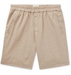 Folk - Linen and Cotton-Blend Shorts - Neutrals