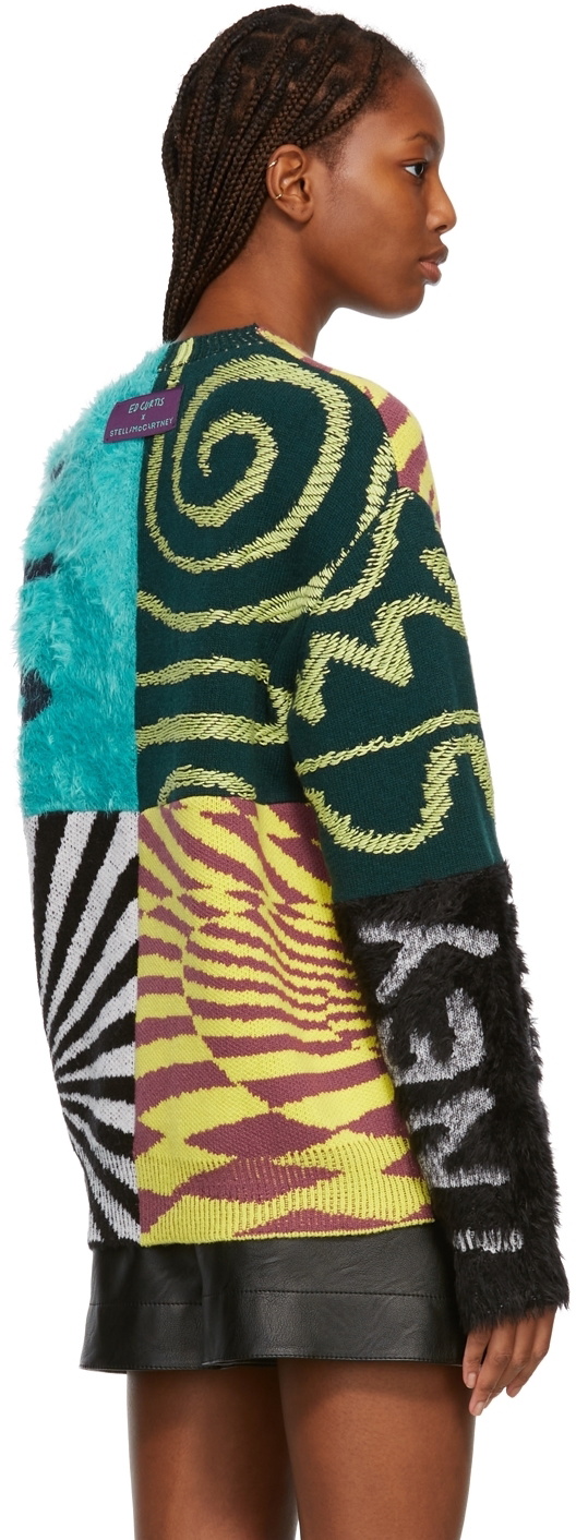 Stella McCartney Multicolor Ed Curtis Edition Patchwork Crewneck