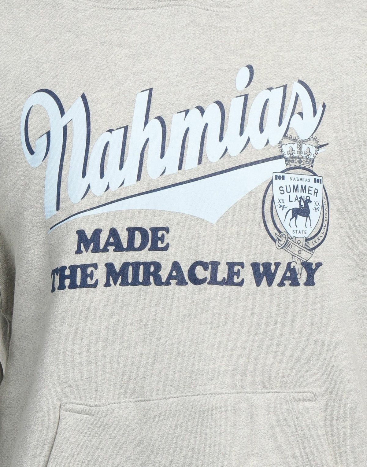 Nahmias Mens Sweatshirt Light in Grey