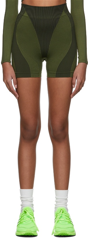 Photo: adidas x IVY PARK Green Jersey Sport Shorts