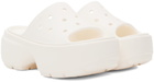 Crocs Off-White Stomp Slides
