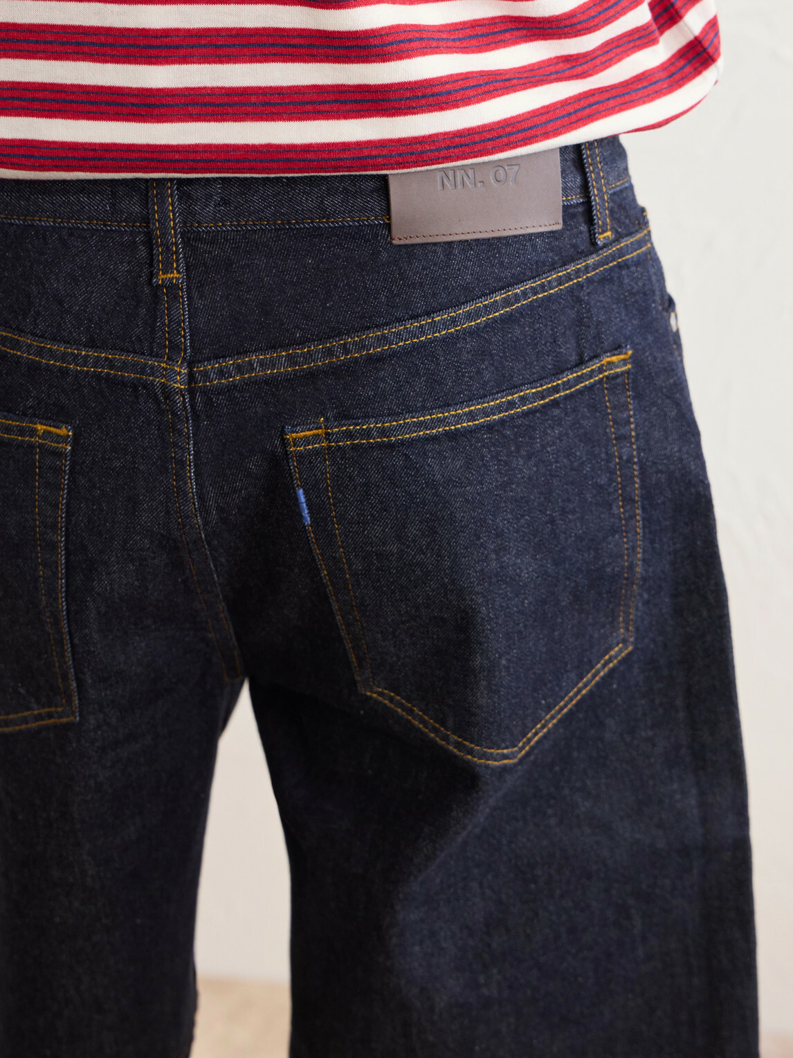 NN07 - Otis Straight-Leg Organic Denim Shorts - Blue