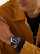 IWC Schaffhausen - Pilot's Automatic Chronograph 43mm Stainless Steel and Leather Watch, Ref. No. IWIW378003