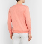 Altea - Cotton and Cashmere-Blend Sweater - Orange