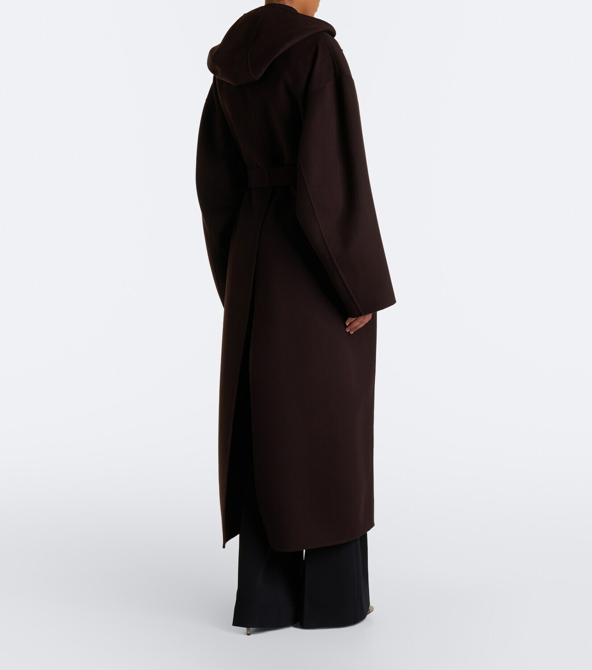 Sportmax Belted virgin wool coat