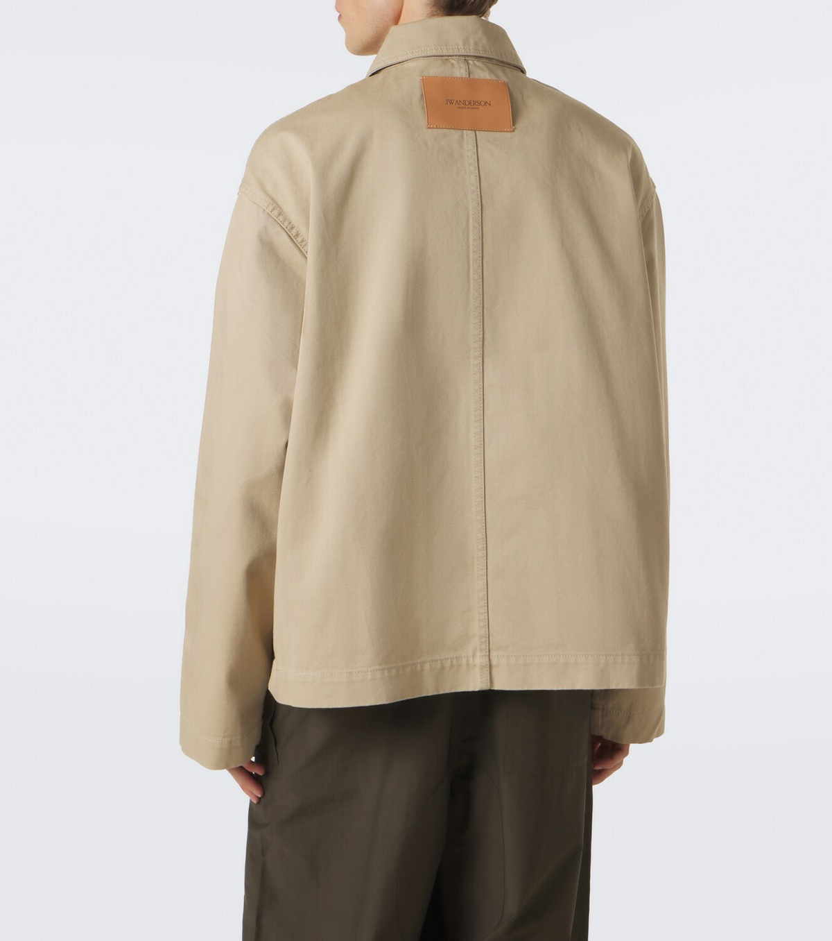 JW Anderson Embroidered cotton canvas jacket