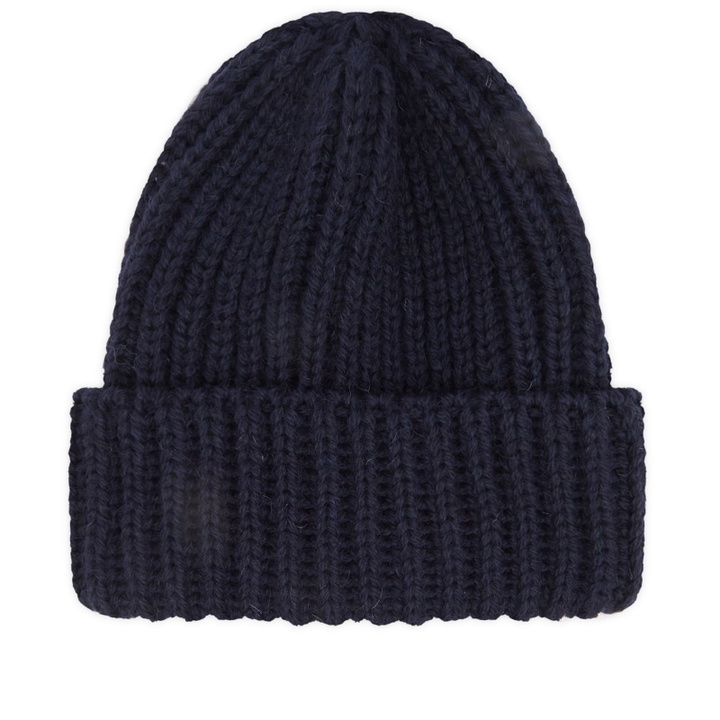 Photo: Café Mountain Men's Wool Toque Beanie in Deep Navy 