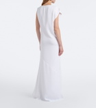 Jacquemus Drapée jersey maxi dress