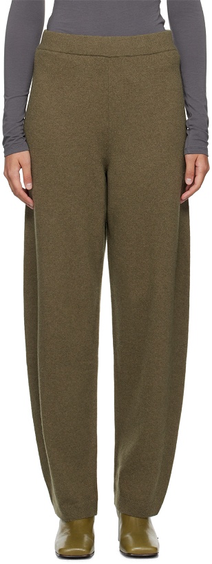 Photo: LEMAIRE Green Soft Curved Lounge Pants