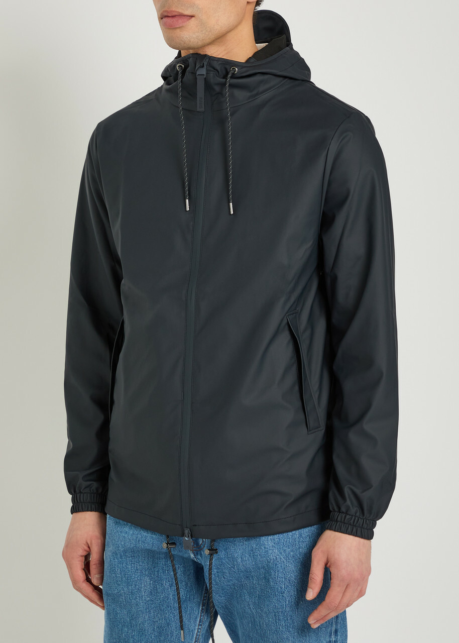 Rains Storm Breaker Waterproof Raincoat Navy