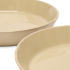 The Conran Shop Fade Deep Plate 22cm - Set of 2 in Oatmeal 