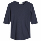 YMC Women's Earth Charlotte Short Sleeve Top in Navy