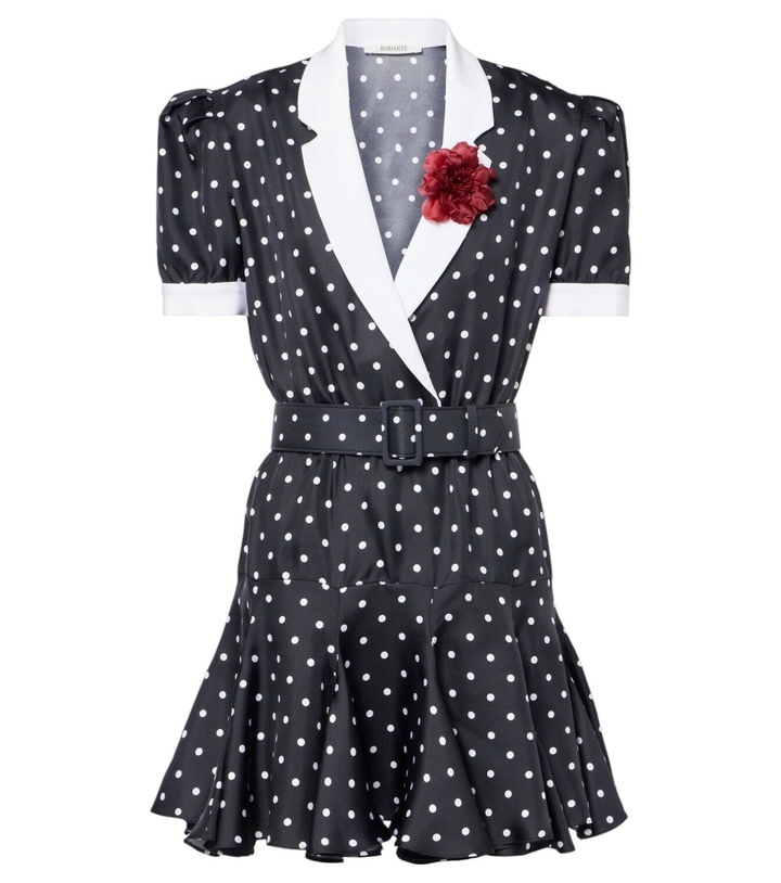 Photo: Rodarte Polka Dot silk twill minidress