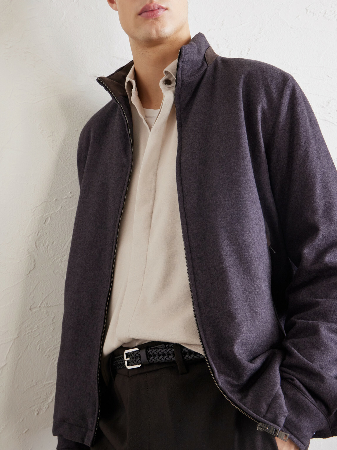 Herno - Silk and Cashmere-Blend Shirt - Green