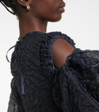 Cecilie Bahnsen - Oversized puff-sleeve midi dress
