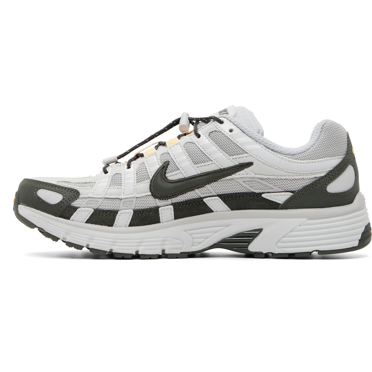 Nike Gray & White P-6000 Sneakers
