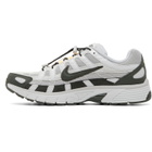 Nike Gray & White P-6000 Sneakers