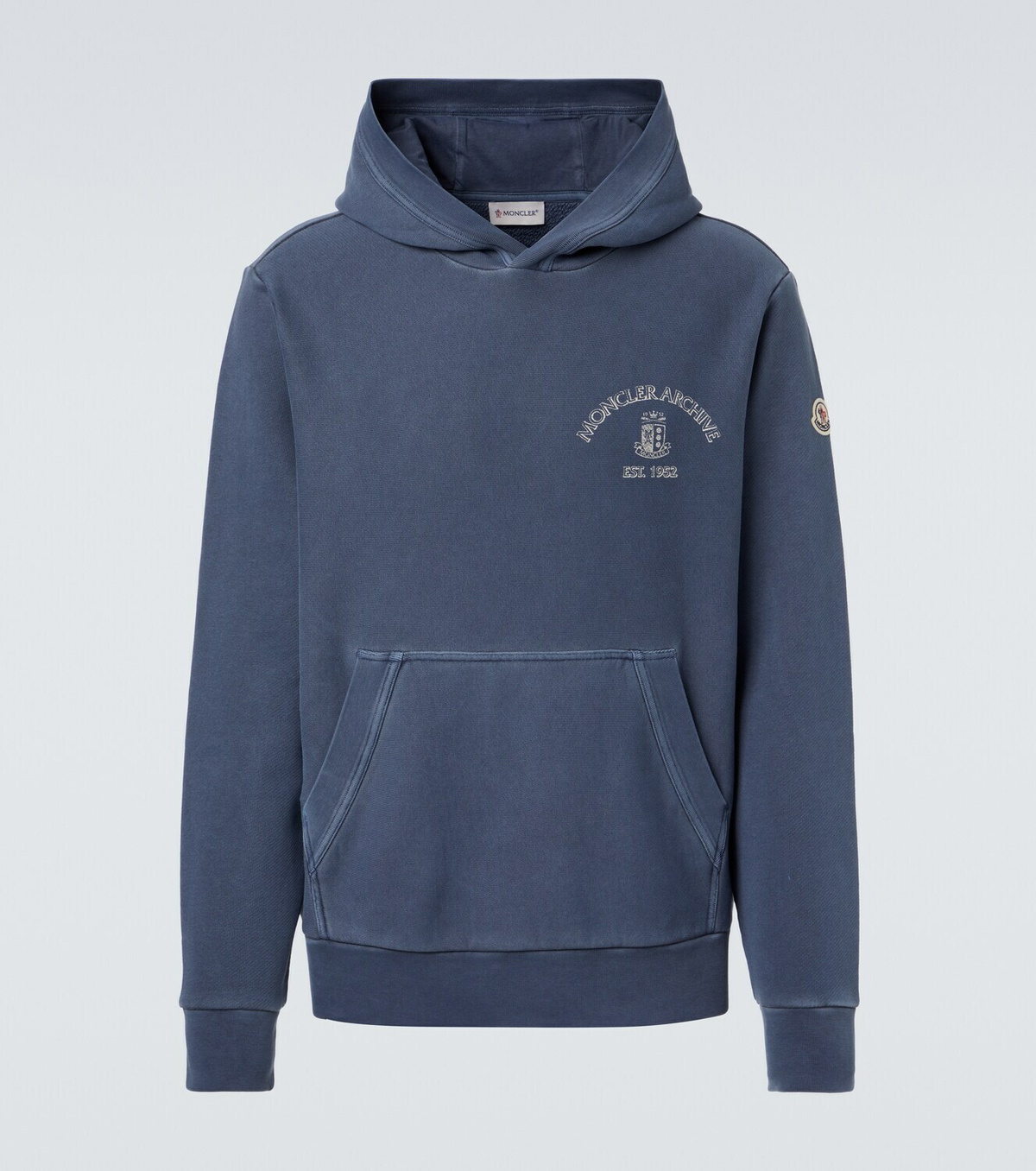 Moncler Logo cotton hoodie