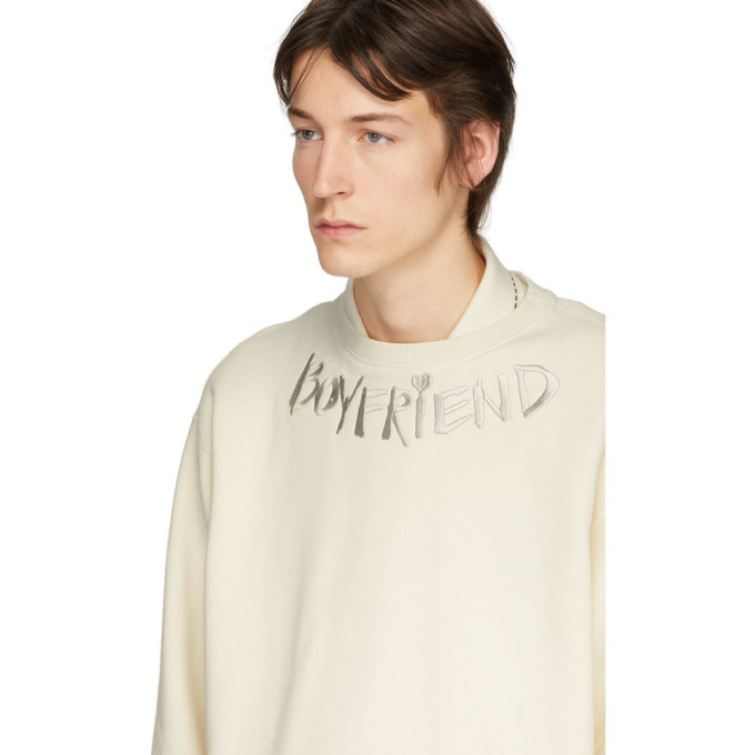 Linder Off-White Boyfriend Sweatshirt