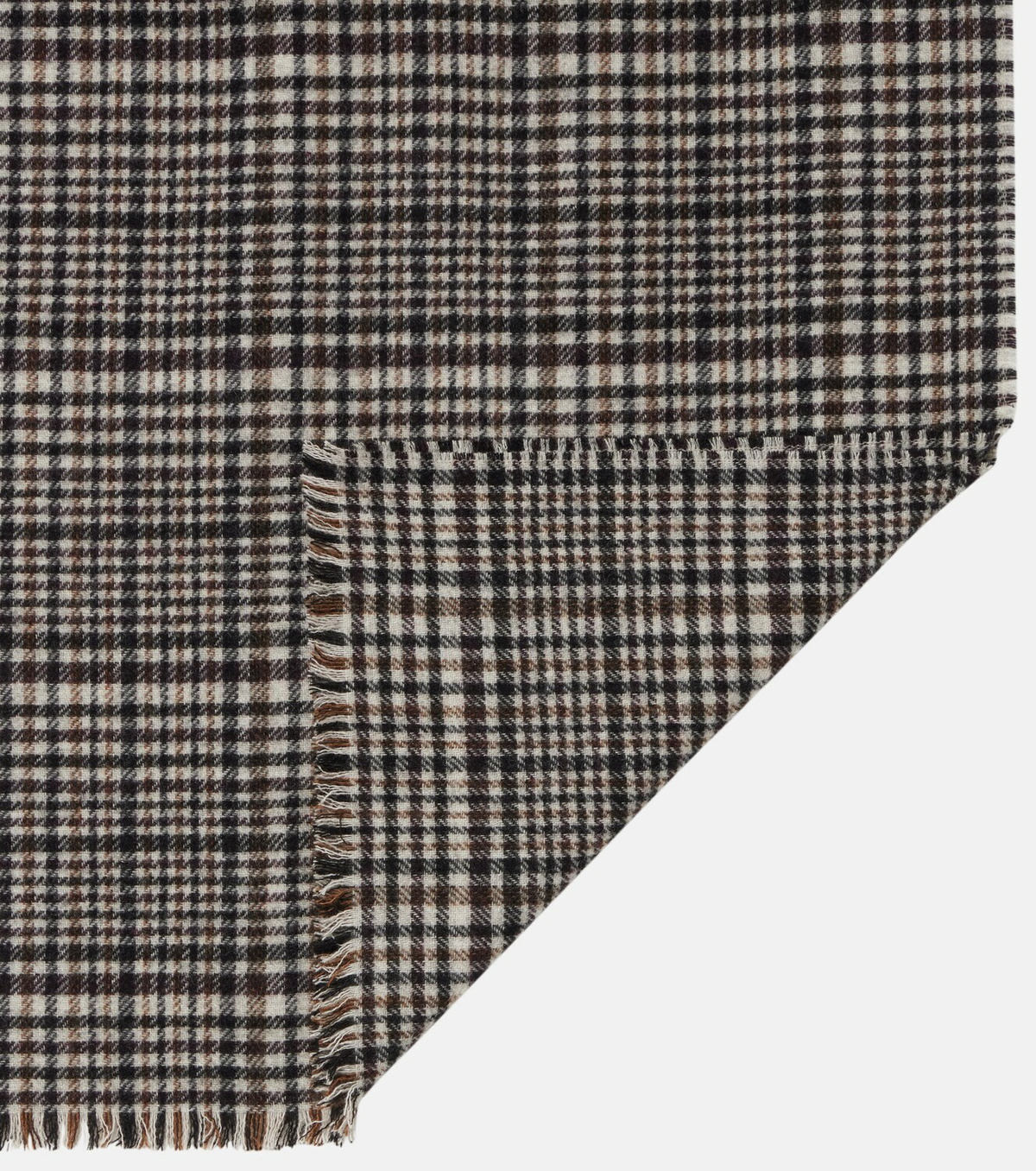 Brunello Cucinelli Cashmere checked scarf