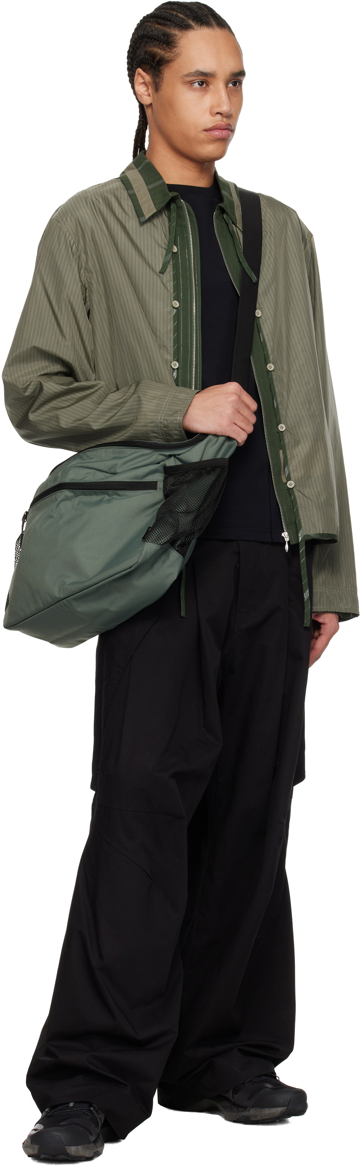 Snow Peak Gray Everyday Use Middle Shoulder Bag