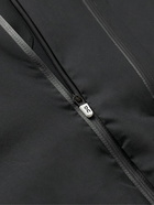 ON - Weather Colour-Block Micro-Ripstop Hooded Jacket - Black