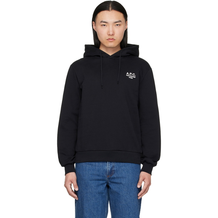 Photo: A.P.C. Black Standard 'Rue Madame' Hoodie