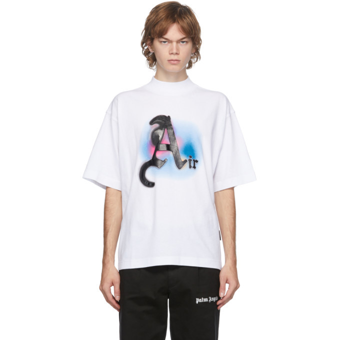 Photo: Palm Angels White Air Boxy T-Shirt