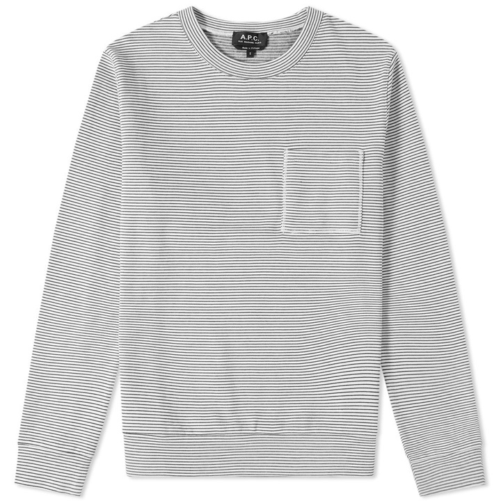 Photo: A.P.C. Boxy Pocket Crew Sweat