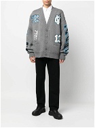 OFF-WHITE - Cryst Wool Blend Cardigan