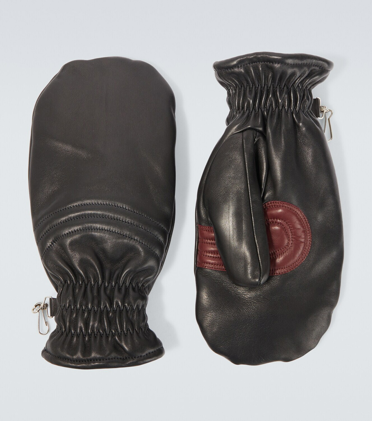 Our Legacy Spheric shearling-lined leather mittens